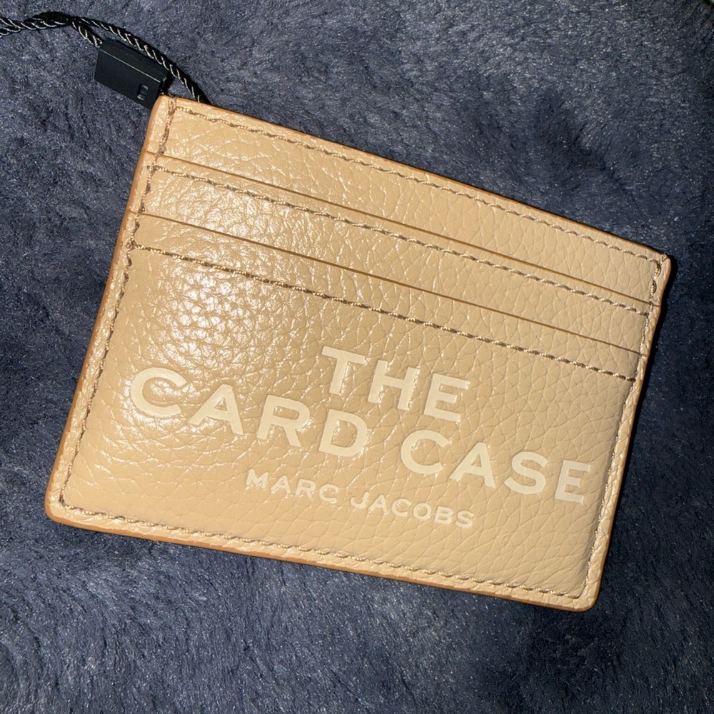 Marc Jacobs Tan Leather Card Case